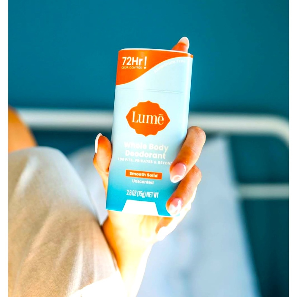 Lume’ | 1 Smooth Solid Unscented Deodorant | 72 Hour Guarantee | Vegan Van life